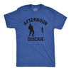 Mens Afternoon Quickie T Shirt Funny Fishing Rod Adult Sex Fisherman Joke Tee For Guys