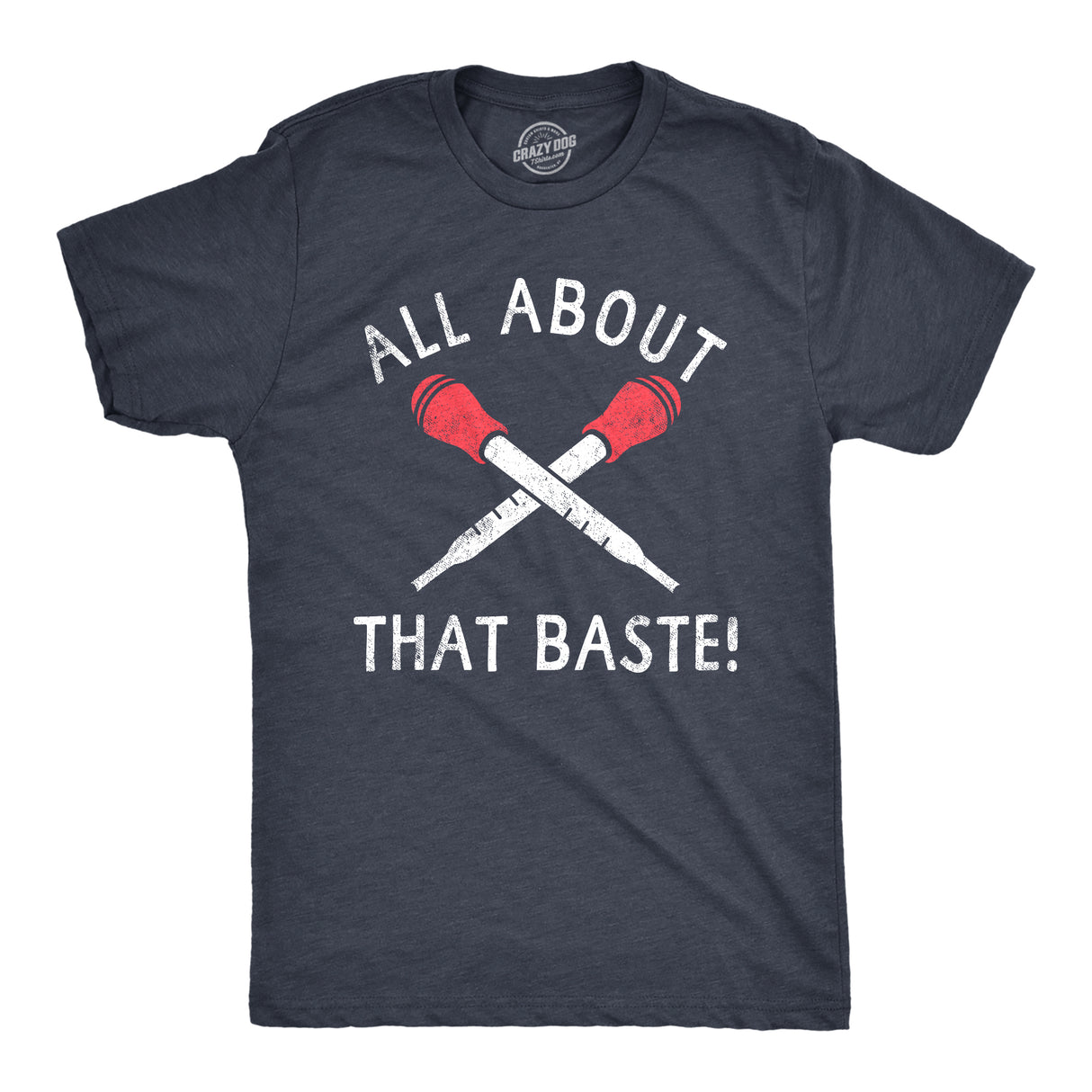 Mens All About That Baste T Shirt Funny Thanksgiving Turkey Dinner Lovers Tee for Guys
