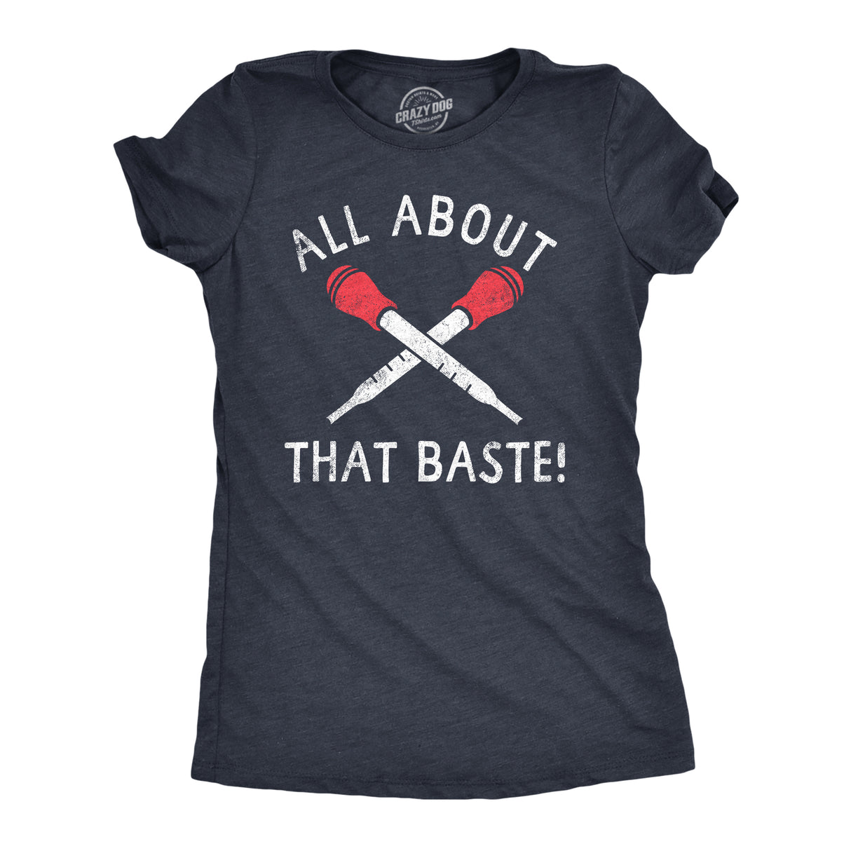 Womens All About That Baste T Shirt Funny Thanksgiving Turkey Dinner Lovers Tee for Ladies