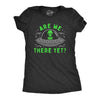 Womens Are We There Yet T Shirt Funny UFO Road Trip Alien Spaceship Joke Tee For Ladies
