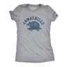 Womens Armachillo T Shirt Funny Cool Chilling Armadillo Joke Tee For Ladies