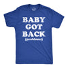 Mens Baby Got Back Problems T Shirt Funny Back Pain Song Parody Joke Tee For Guys