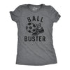 Womens Ball Buster T Shirt Funny Sarcastic Soccer Joking Tee For Ladies