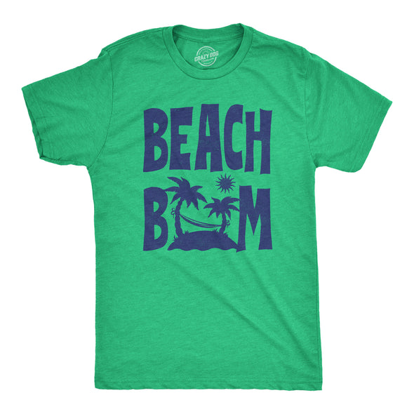 Mens Beach Bum T Shirt Funny Sandy Ocean Shoreline Vacation Lovers Tee For Guys