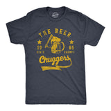 Mens The Beer Chuggers T Shirt Funny State Champs Baseball Team Drinking Lovers Tee For Guys