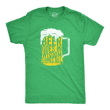 Mens T Shirts Beer Goes In Wisdon Comes Out St Patricks Day Drinking Tee For Men