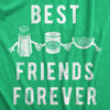 Womens Best Friends Forever T Shirt Funny Tequila Lime Salt Drinking Joke Tee For Ladies