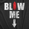 Mens Blow Me T Shirt Funny Fourth Of July Fireworks Adult Sex Joke Tee For Guys