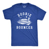 Mens Boobie Bouncer T Shirt Funny Boating Lovers Adult Joke Tee For Guys