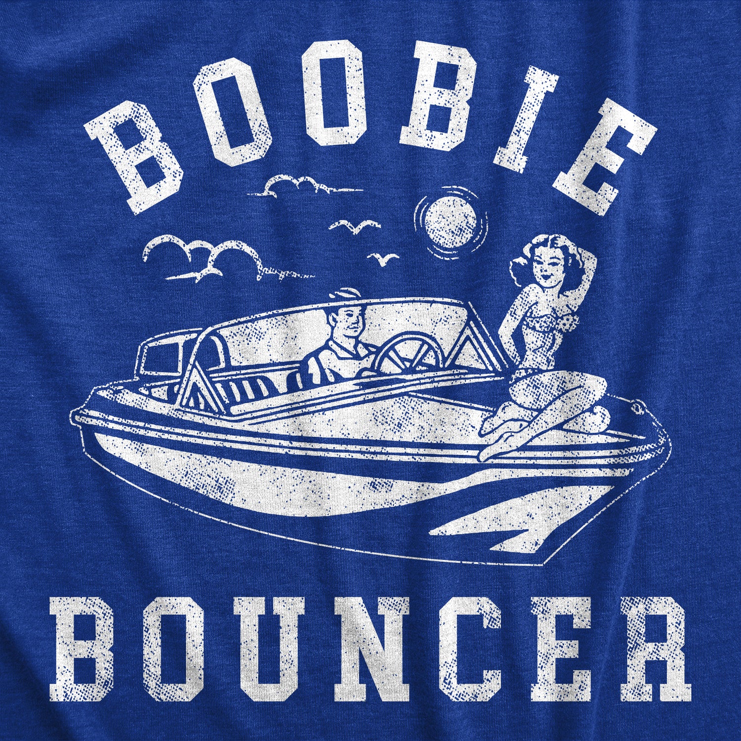 Retro Boater Logo Promotional T-Shirt Retro Boater Logo Promotional T-Shirt