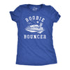 Womens Boobie Bouncer T Shirt Funny Boating Lovers Adult Joke Tee For Ladies