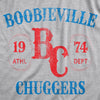 Boobieville Chuggers Baby Bodysuit Funny Breast Feeding Baseball Team Joke Jumper For Infants