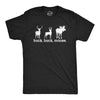 Mens Buck Moose T Shirt Funny Deer Hunting Elk Hunter Joke Tee For Guys