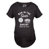 Maternity Bun In The Oven Bakery T Shirt Funny Cute Pregnant Pastry Baking Tee for Ladies