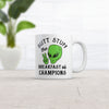 Butt Stuff The Breakfast Of Champions Mug Funny Alien Abduction UFO Novelty Cup-11oz
