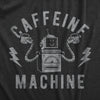 Mens Caffeine Machine T Shirt Funny Robot Coffee Lovers Joke Tee For Guys