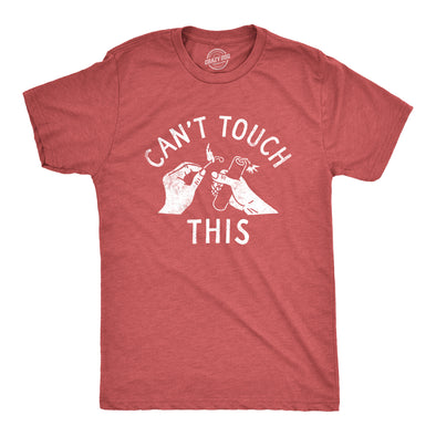Mens Cant Touch This T Shirt Funny Lit Fireworks Parody Tee For Guys
