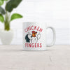 Chicken Fingers Mug Funny Offensive Middle Finger Rooster Cup-11oz