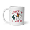 Chicken Fingers Mug Funny Offensive Middle Finger Rooster Cup-11oz