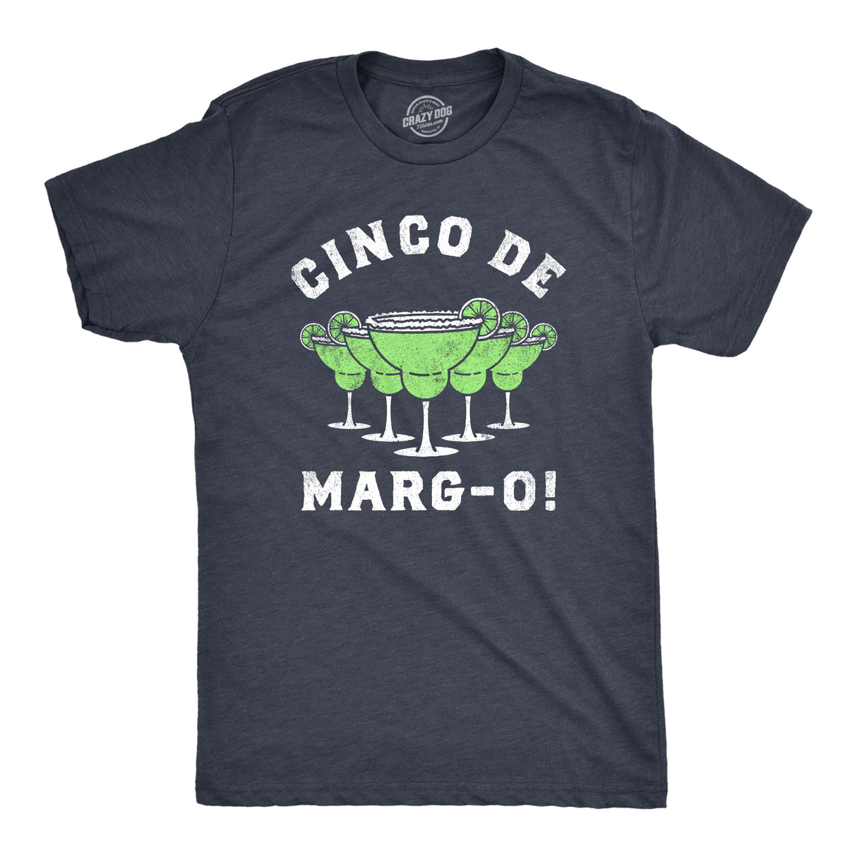 Mens Cinco De Margo T Shirt Funny Margarita Drinking Cinco De Mayo Party Tee For Guys