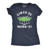 Womens Cinco De Margo T Shirt Funny Margarita Drinking Cinco De Mayo Party Tee For Ladies