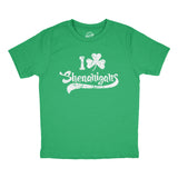 Youth T Shirts I Clover Shenanigans Funny St Patricks Day Tee For Kids