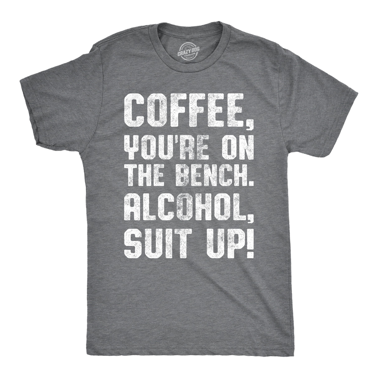 Coffee, You're On The Bench Men's Tshirt