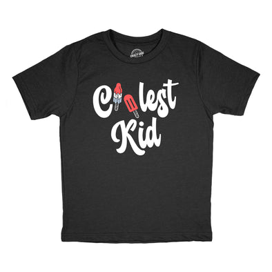 Youth Coolest Kid T Shirt Funny Cute Ice Cold Popsicle Sweet Treat Tee For Young Kids