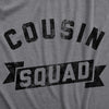 Mens Funny T Shirts Cousin Squad Family Reunion Novelty Tee For Men