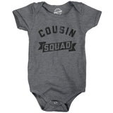 Cousin Squad Baby Bodysuit Funny Family Reunion Jumper For Infants