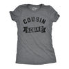 Womens Funny T Shirts Cousin Squad Family Reunion Novelty Tee For Ladies