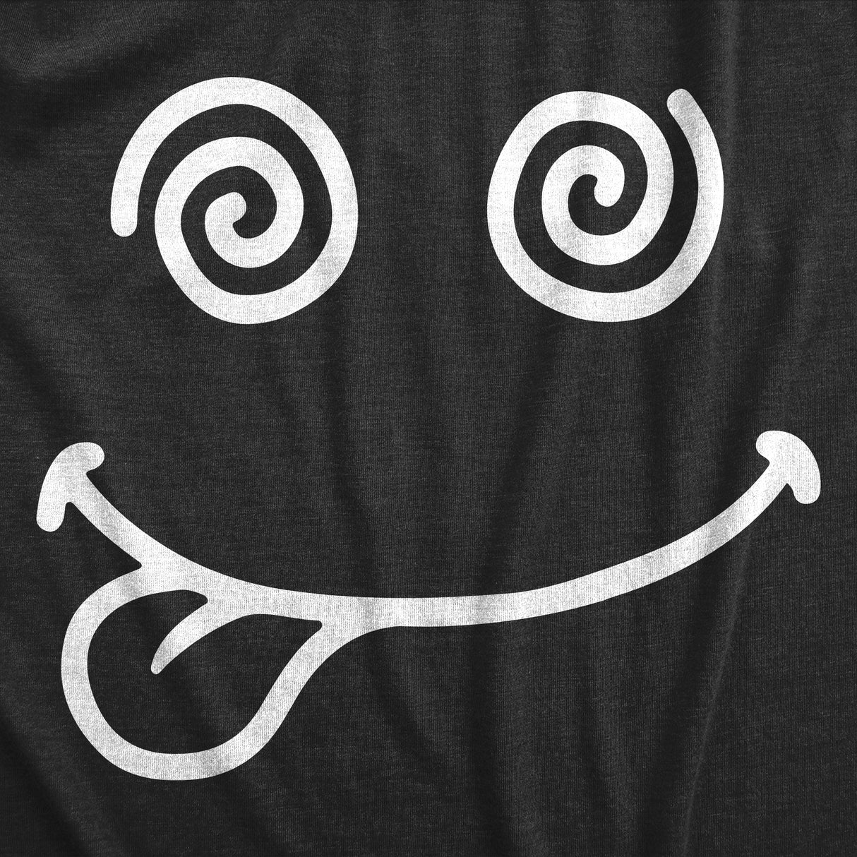 Womens Crazy Smile T Shirt Funny Silly Insane Whacky Smiling Face Tee For Ladies