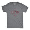 Mens Id Hit That T Shirt Funny Sarcastic Valentines Day Cupid Graphic Novelty Tee