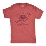 Mens Cupid Candy Co T Shirt Funny Valentines Day T Shirts for Guys