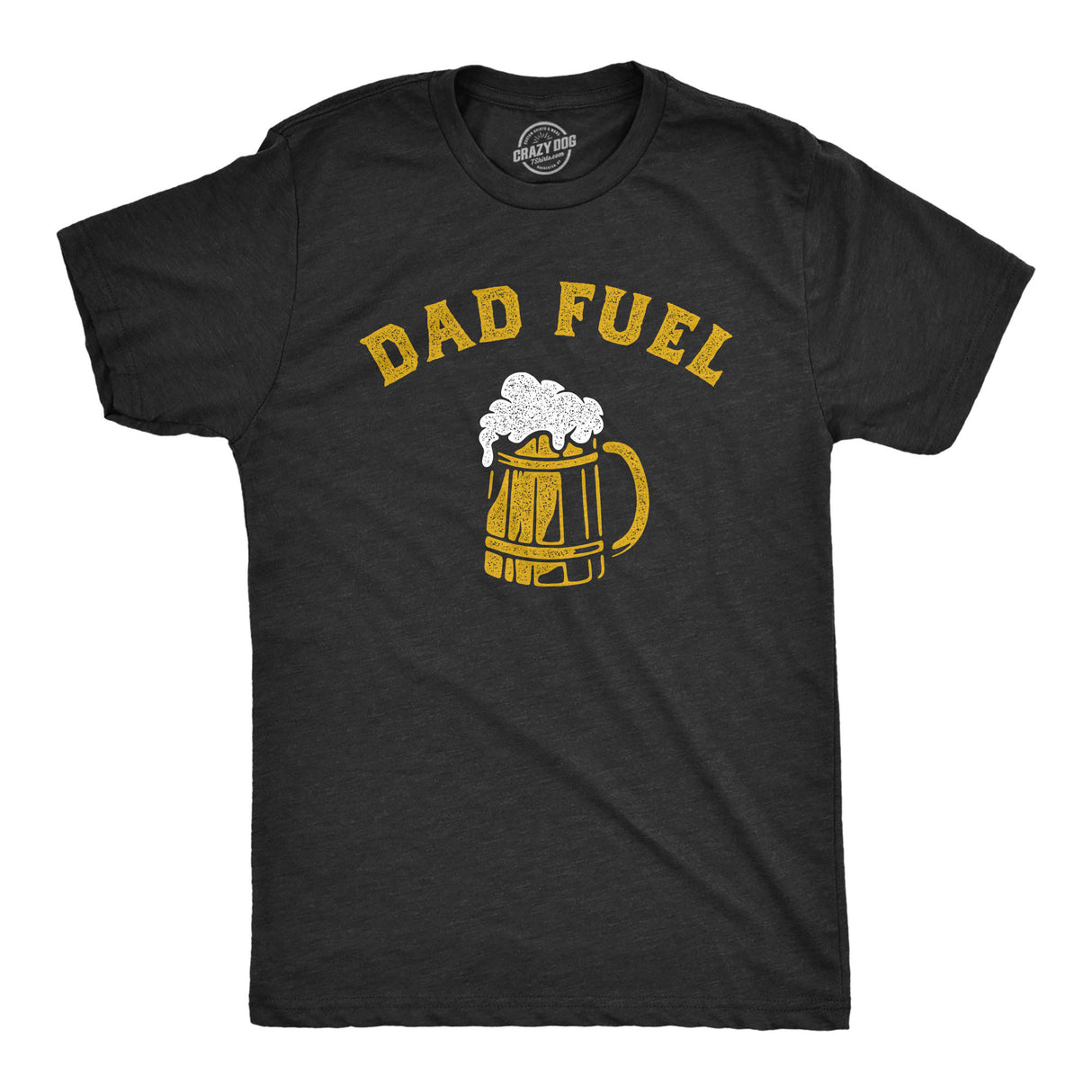 Mens Dad Fuel T Shirt Funny Father's Day Beer Drinking Pint Lager Ale Lover Tee For Guys