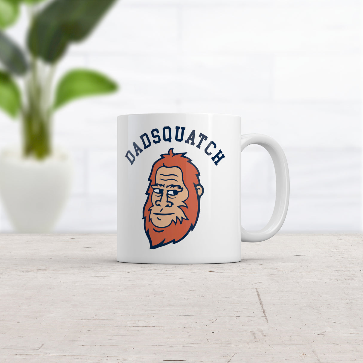 Dadsquatch Mug Funny Fathers Day Gift Sasquatch Hairy Bigfoot Novelty Cup-11oz