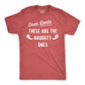 Mens Dear Santa These Are The Naughty Ones T Shirt Funny Xmas Workout Buff Arms Joke Tee for Guys