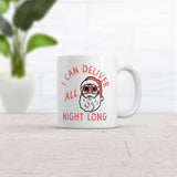 I Can Deliver All Night Long Mug Funny Christmas Party Santa Sex Joke Cup-11oz