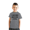 Youth I Like Dogs And Maybe 3 People T Shirt Funny Pet Puppy Animal Lover Tee For Kids