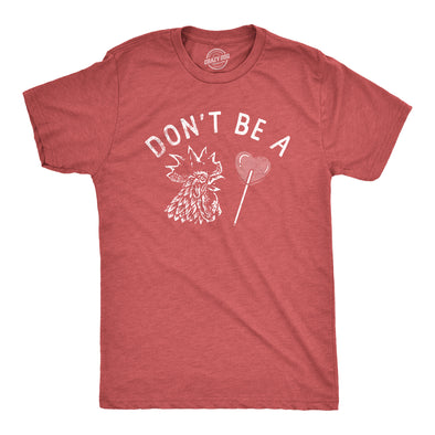 Mens Dont Be A Cock Sucker T Shirt Funny Offensive Adult Humor Rooster Lollipop Joke Tee For Guys