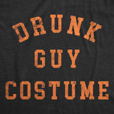 Mens Drunk Guy Costume T Shirt Funny Halloween Party Outfit Drinking Joke Tee For Guys