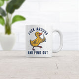 Duck Around And Find Out Mug Funny Threat Knife Ducks Joke Cup-11oz