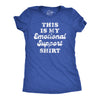 Womens This Is My Emotional Support Shirt Tee Funny Sarcastic Joke Tshirt For Ladies