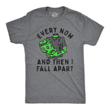 Mens Every Now And Then I Fall Apart T Shirt Funny Halloween Zombie Undead Joke Tee For Guys