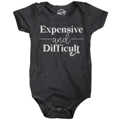 Expensive And Difficult Baby Bodysuit Funny Parenting Children Jumper For Infants