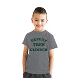 Youth Expert Tree Climber T Shirt Funny Adventurous Exploring Tee For Kids