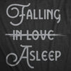 Mens Falling Asleep T Shirt Funny Napping Sleepy Lazy Joke Tee For Guys