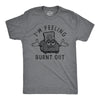 Mens Im Feeling Burnt Out T Shirt Funny Burned Toast Exhausted Toaster Joke Tee For Guys