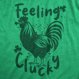 Mens Feeling Clucky Funny T Shirt St Patricks Day Sarcastic Tee For Guys