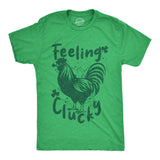 Mens Feeling Clucky Funny T Shirt St Patricks Day Sarcastic Tee For Guys